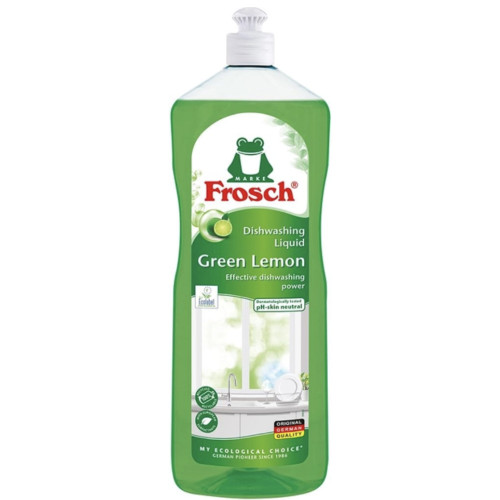 Засіб для миття посуду Frosch Зелений лимон, 1 л